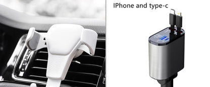 Great Super Fast Car Charger 100W With USB And TYPE-C Adapter