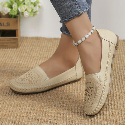 Handmade Casual Stitching Gommino Shoes for Women - A Trust Market