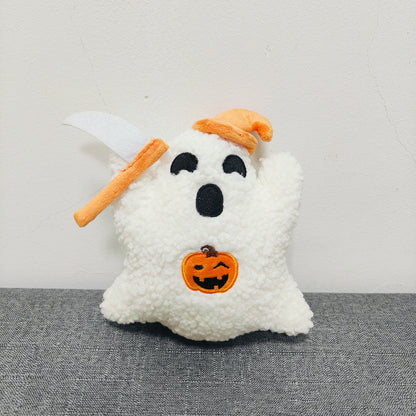 New Gus The Ghost With Pumpkin Pillow for Halloween Decoration - A Trust Market