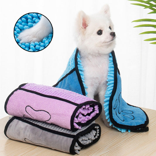 Dogs Cats Towels Super Absorbent Dog Bathrobe Microfiber Bath Towels Quick-Drying Cat Bath Towel For Pets Towel Dog Towels Pet Products - A Trust Market