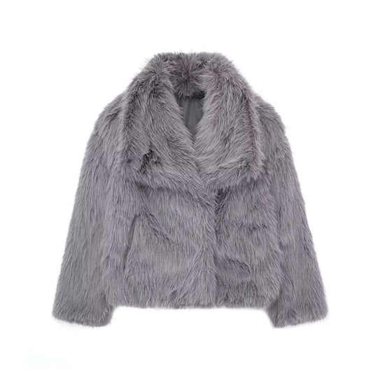 Fashion Winter Plush Coat For Women