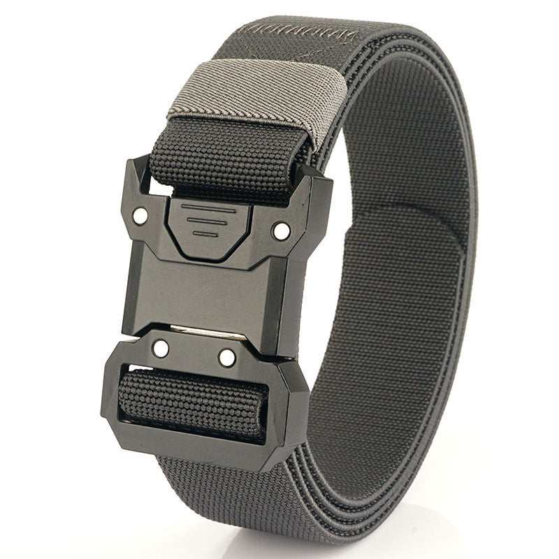 New Quick Release Buckle Braided Elastic Belt - A Trust Market
