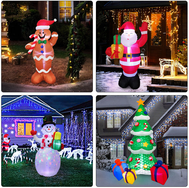 Inflatable  Christmas LED Lights For Garden Decor