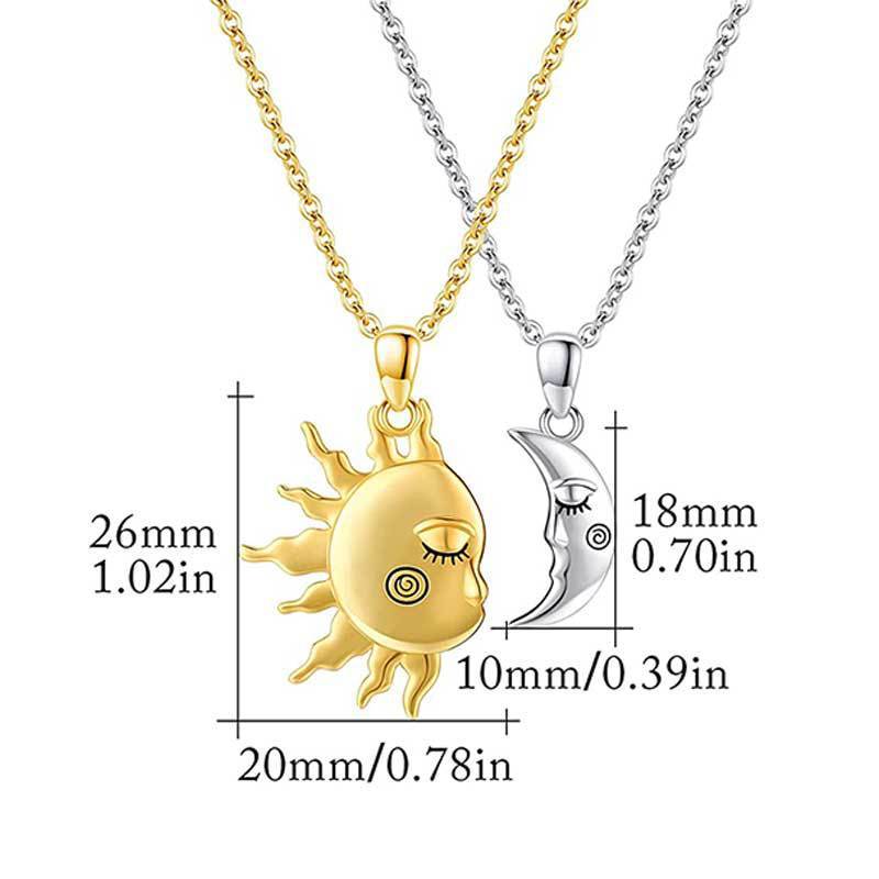 Beautiful Magnetic Sun Star Necklace
