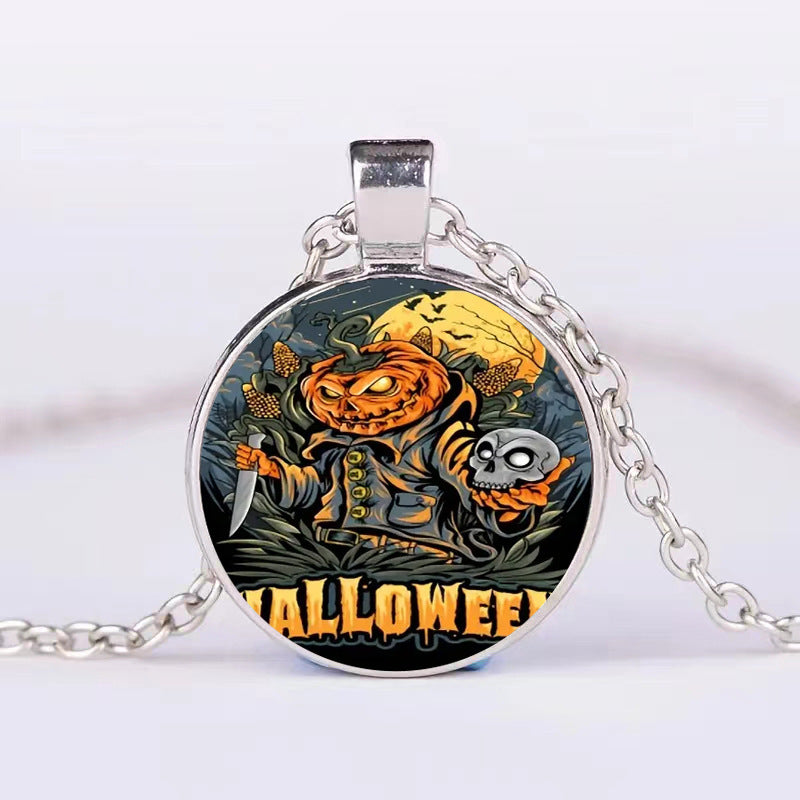 Beautiful Round Necklace For Halloween