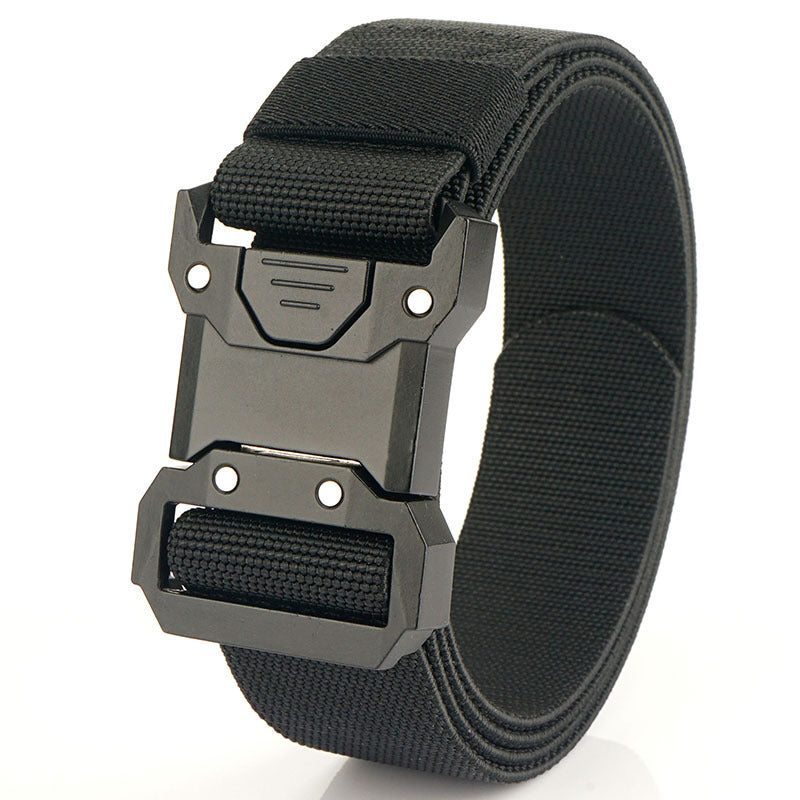New Quick Release Buckle Braided Elastic Belt - A Trust Market