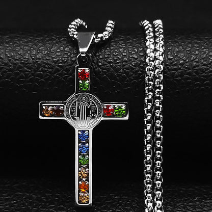 St. Benedict Pendant And Necklace