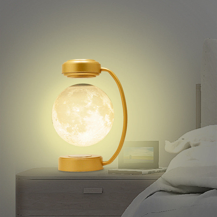 Magnetic Levitating 3D LED Moon Night Light
