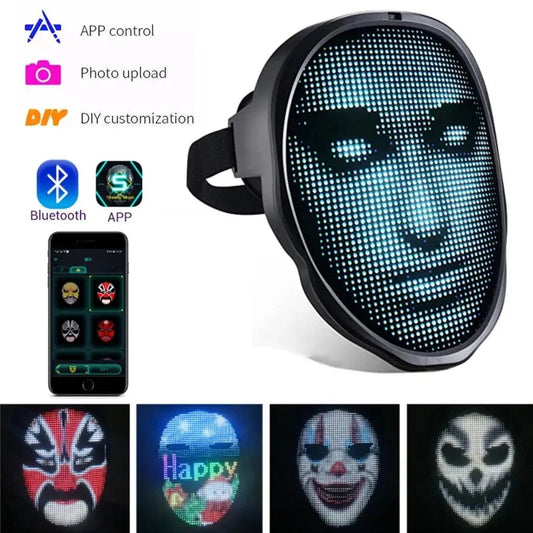 Fantastic Face Mask Full Color LED - A Trust Market