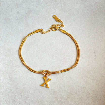 Wonderful A-Z Love Knot Bracelets For Couple