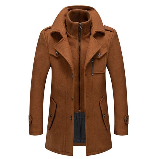 Beautiful Cold-resistant Cotton and Woolen Jacket For Business Gentlemen (Sale 🚨)