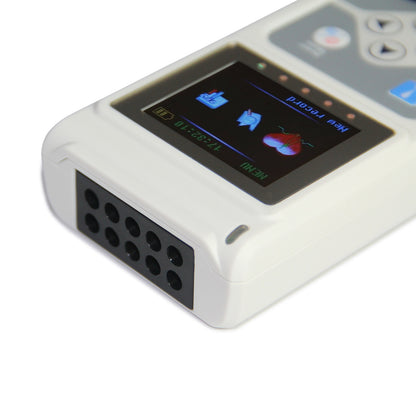 ECG Holter 12 Channel 12 Lead EKG System 24 Hours Multi Language Monitoring PC SW CE FDA (SALE 🚨)