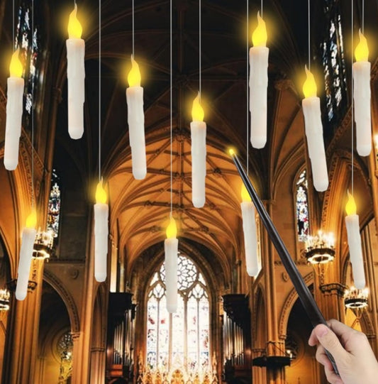 LED Floating Candles With Candle Sticks - A Trust Market