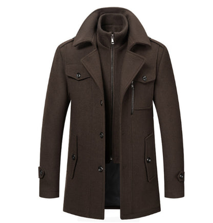 Beautiful Cold-resistant Cotton and Woolen Jacket For Business Gentlemen (Sale 🚨)