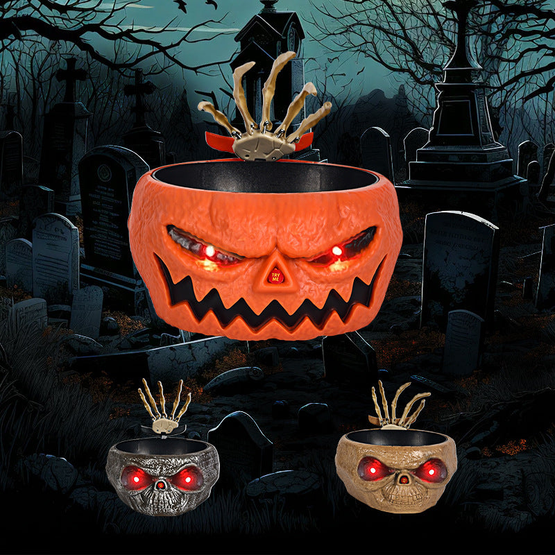 Halloween Candy Bowl With Motion Activated For Trick-or-Treaters Party - A Trust Market