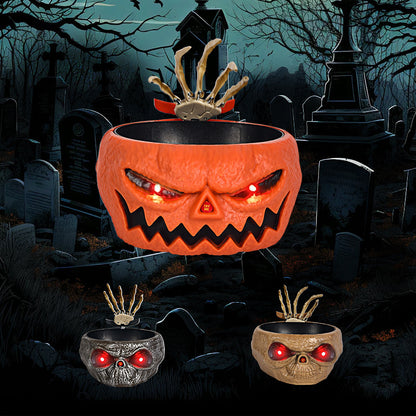 Halloween Candy Bowl With Motion Activated For Trick-or-Treaters Party - A Trust Market