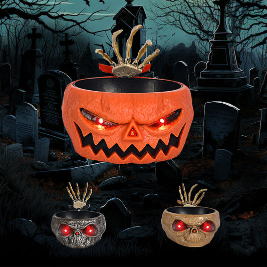 Halloween Candy Bowl With Motion Activated For Trick-or-Treaters Party - A Trust Market