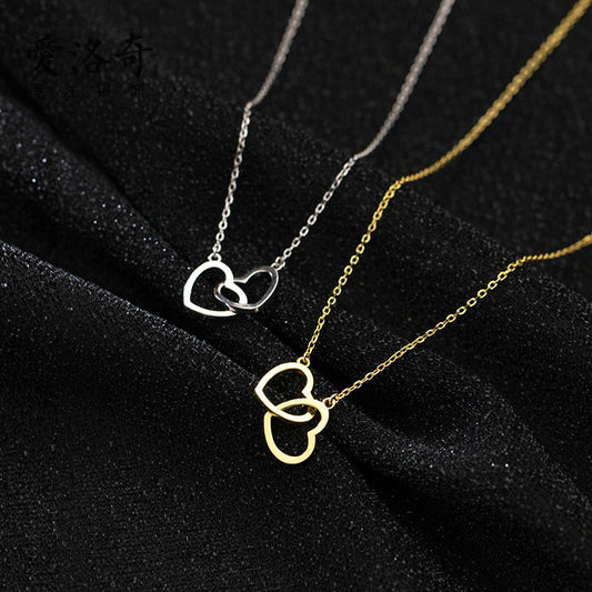 Beautiful Double Heart Necklace 💕