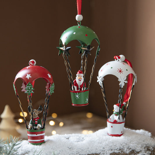 Nordic Christmas Tree Hangings Balloon And Parachute Pendant