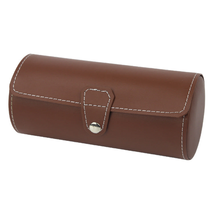 Elegant Watch Box With 3 Slots in PU Leather - A Trust Market