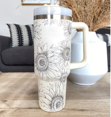 40Oz Stainless Steel Mug With Lid Tapered