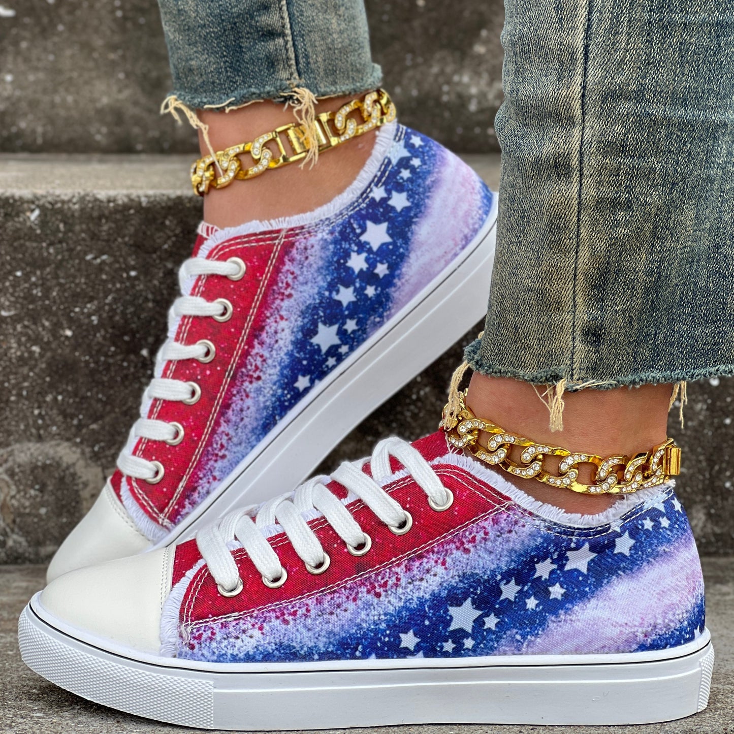 Wonderful Star Pattern Canvas Shoes 👟