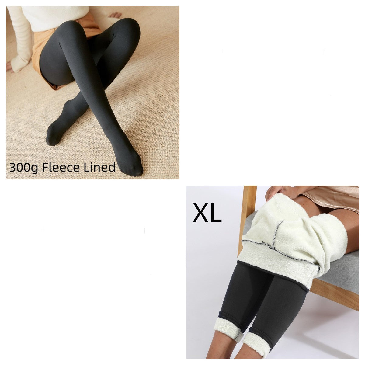 Wonderful Fleece-lined Thickened Sheer Tights Leggings