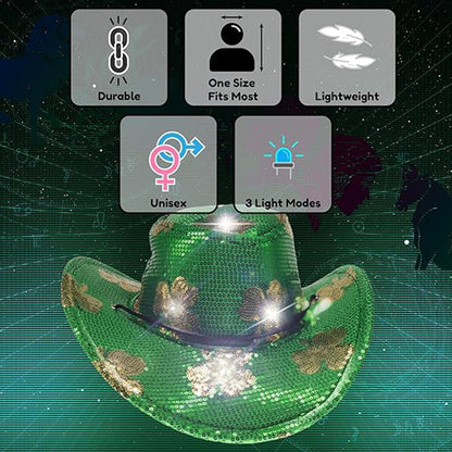Fantastic Cowboy/girl Hat For St. Patrick's Day ☘️