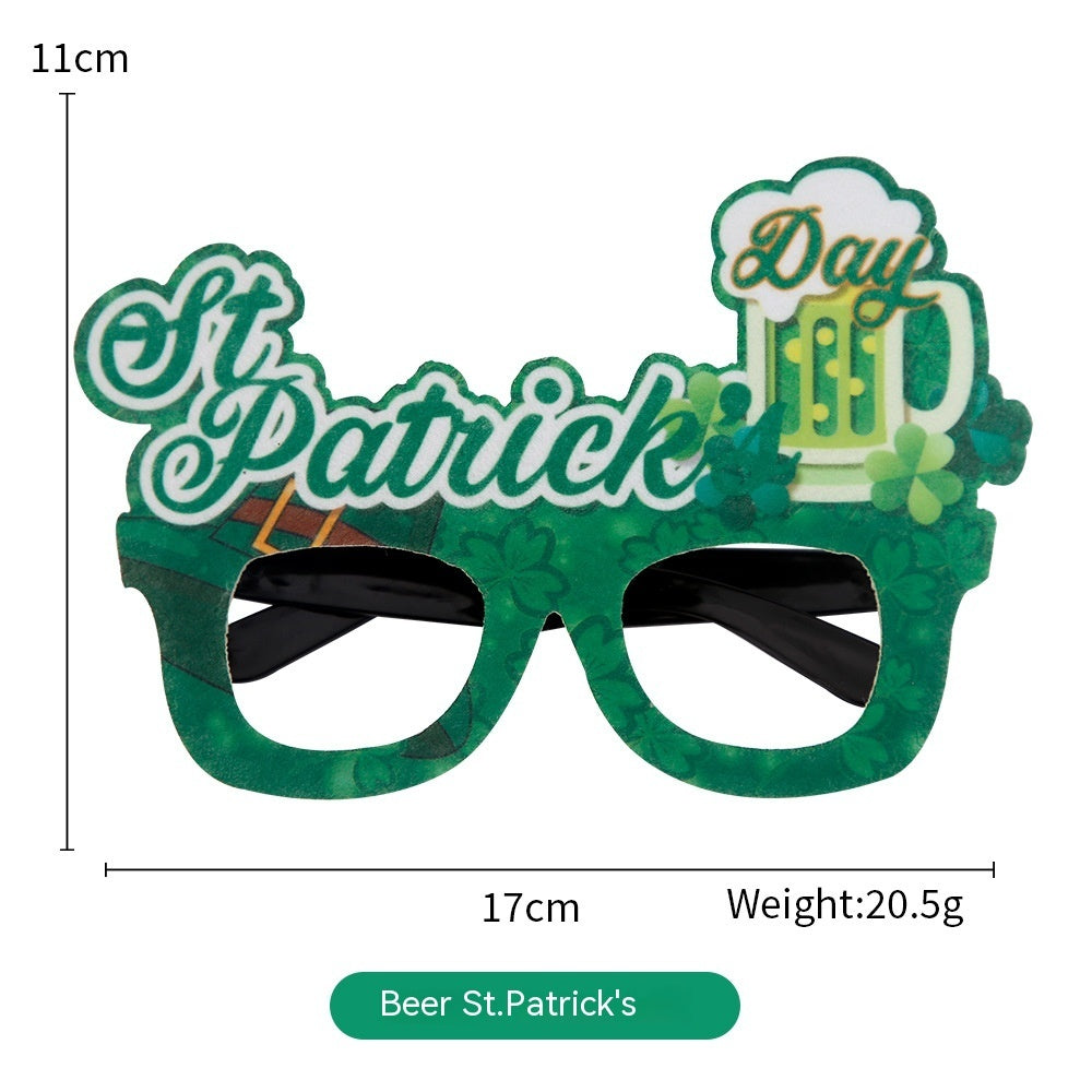 St. Patrick's Day. Irish Clover Glasses 👓☘️