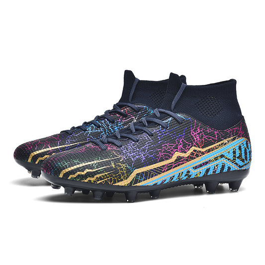 High-top Youth Short And Long Nail Soccer Shoes For Turf or Grass - A Trust Market