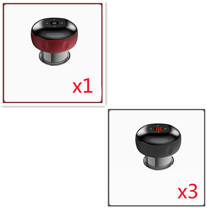 Electric Vacuum Cupping Massage Body. Cups For Anti-Cellulite Therapy And Body Massager
