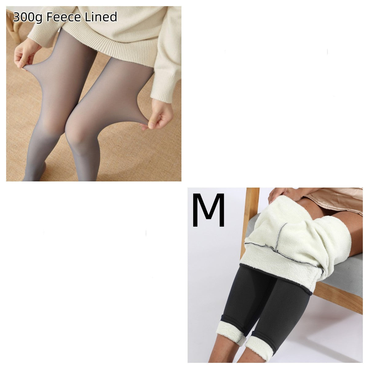 Wonderful Fleece-lined Thickened Sheer Tights Leggings