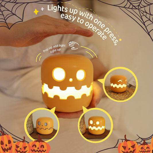 Super Cute Bedside Pumpkin Lamp