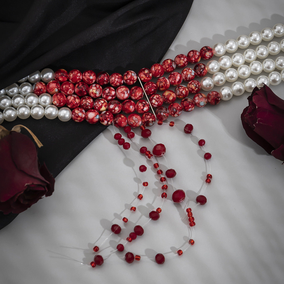 Fashion Gothic Pearl Necklace