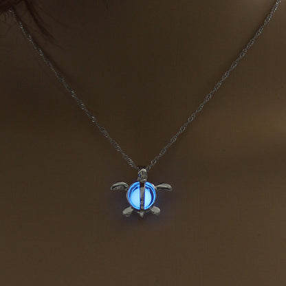 Fabulous Moon or Turtle Luminous Necklace - A Trust Market