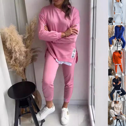 Beautiful Casual Sweatshirt And Slim-fit Trousers