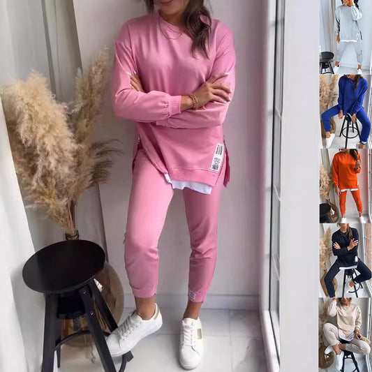 Beautiful Casual Sweatshirt And Slim-fit Trousers