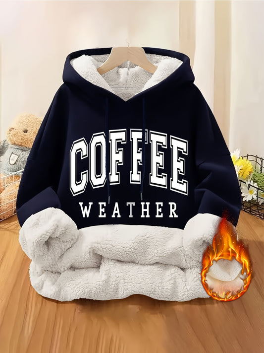 Fantastic Casual Hoodie With Sherpa Lining
