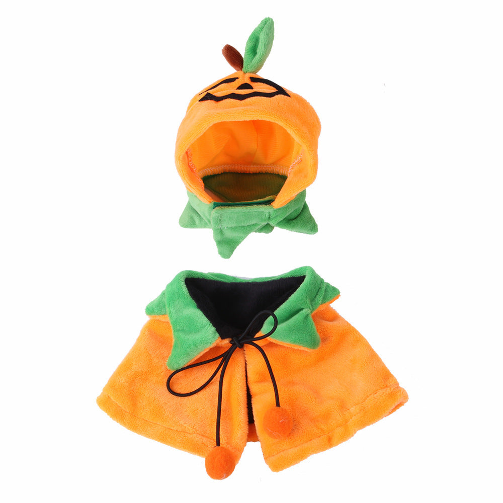 Cute Halloween Pumpkin Double-Sided Dog & Cat Cloak or Suit - A Trust Market
