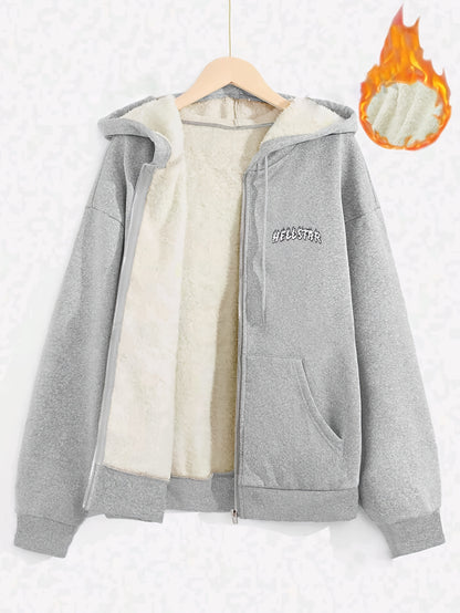 Casual Polyester Hoodie For Women. All-Season Warmth 🧥