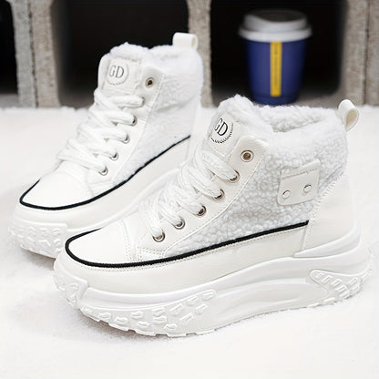 Thick And Warm Boots With Velvet For Women And Students