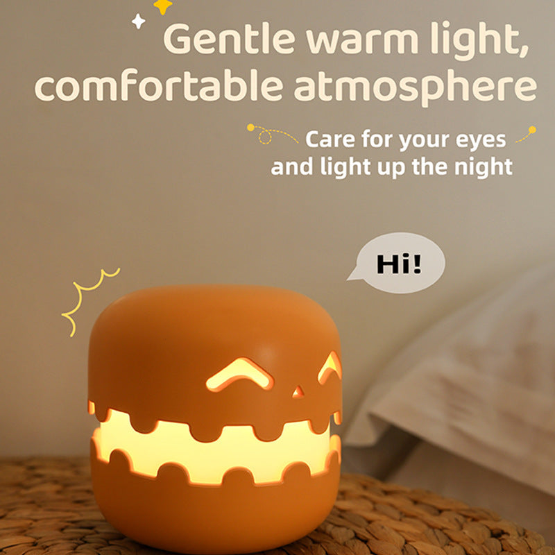 Super Cute Bedside Pumpkin Lamp