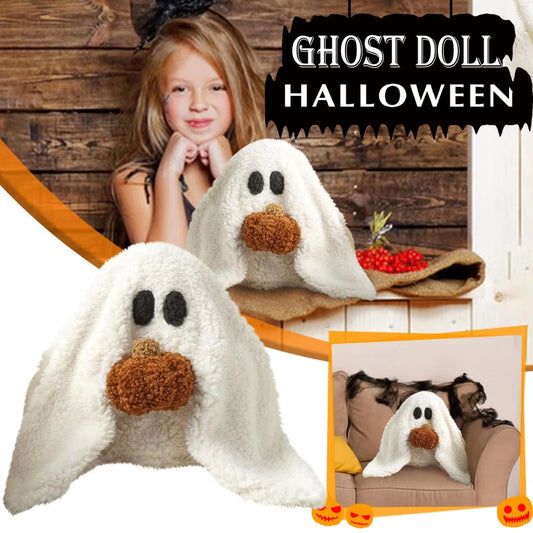 New Gus The Ghost With Pumpkin Pillow for Halloween Decoration - A Trust Market