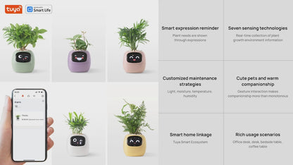 Ivy Smart Planter: Fun Over 49 Rich Expressions And AI Chips Make Raising Plants Easy